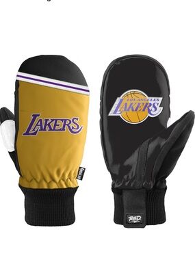 Los Angeles Lakers Classic Snow Mittens